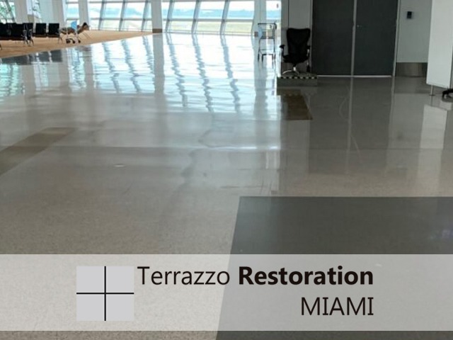 Terrazzo Polishing Clean Service Miami