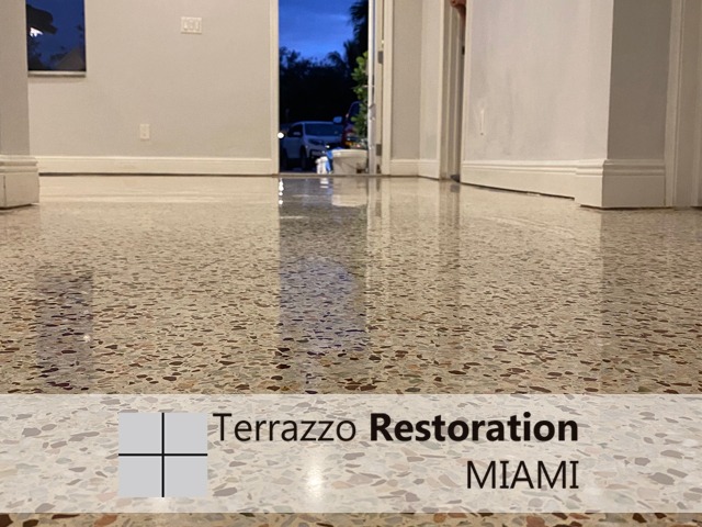 Terrazzo Floor Restoration Miami