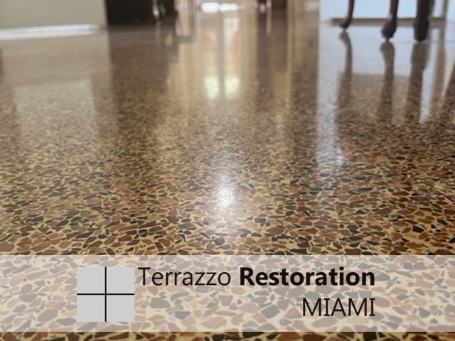Terrazzo Tile Floor Replacement Miami